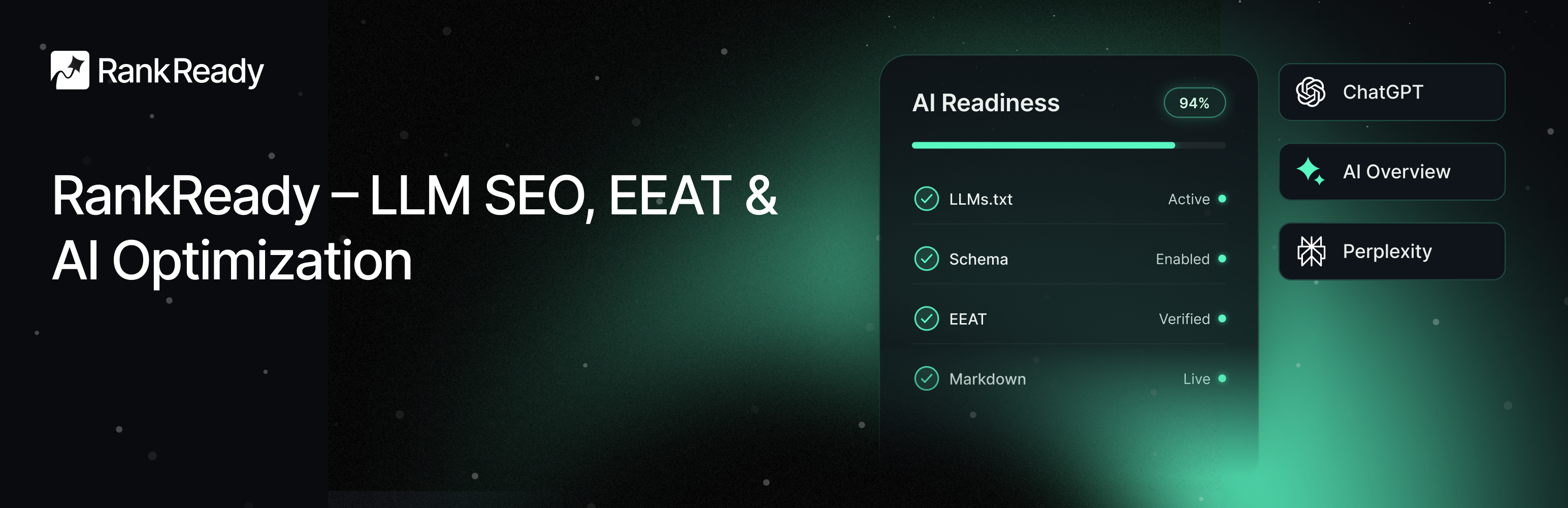 RankReady – AI & LLM SEO for ChatGPT, Perplexity & Google AI