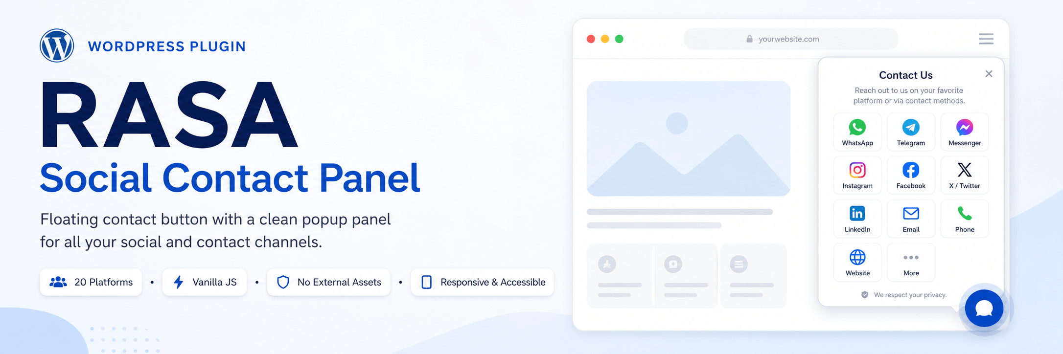 RASA – Social Contact Panel