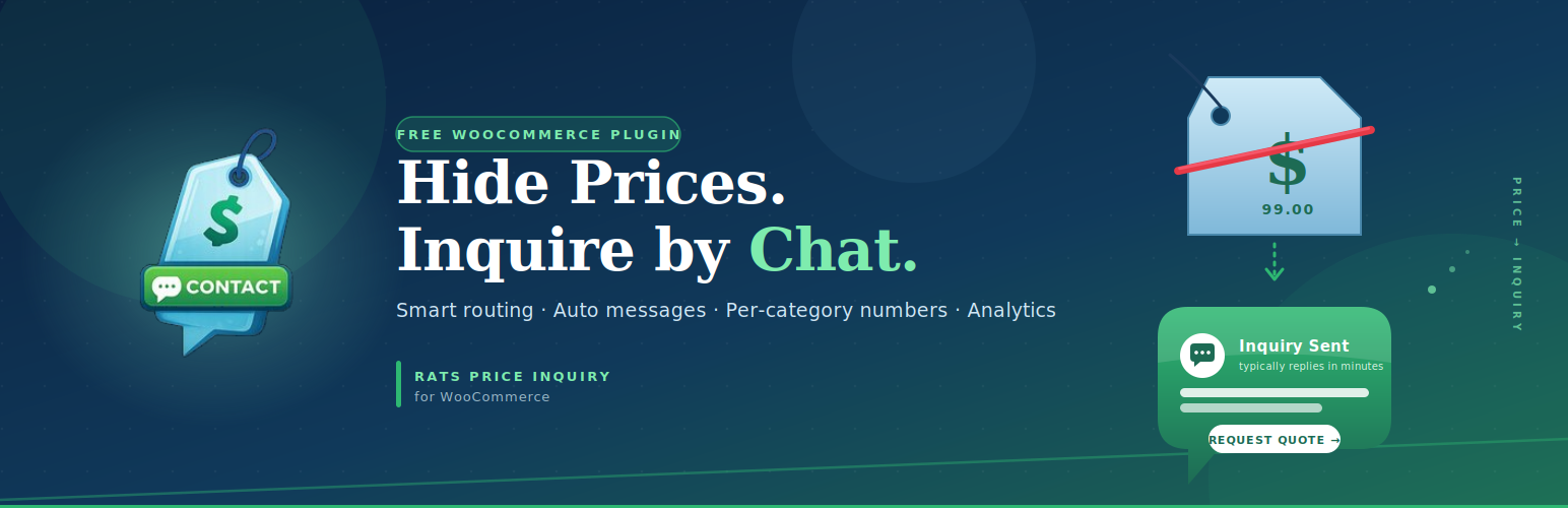 Rats Price Inquiry for WooCommerce