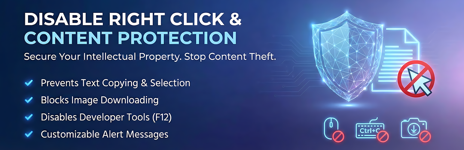 Right Click Ban – Content Protection