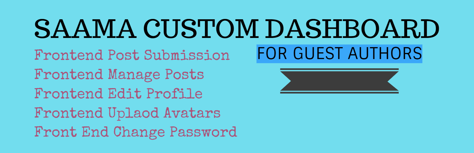Saama Custom Dashboard