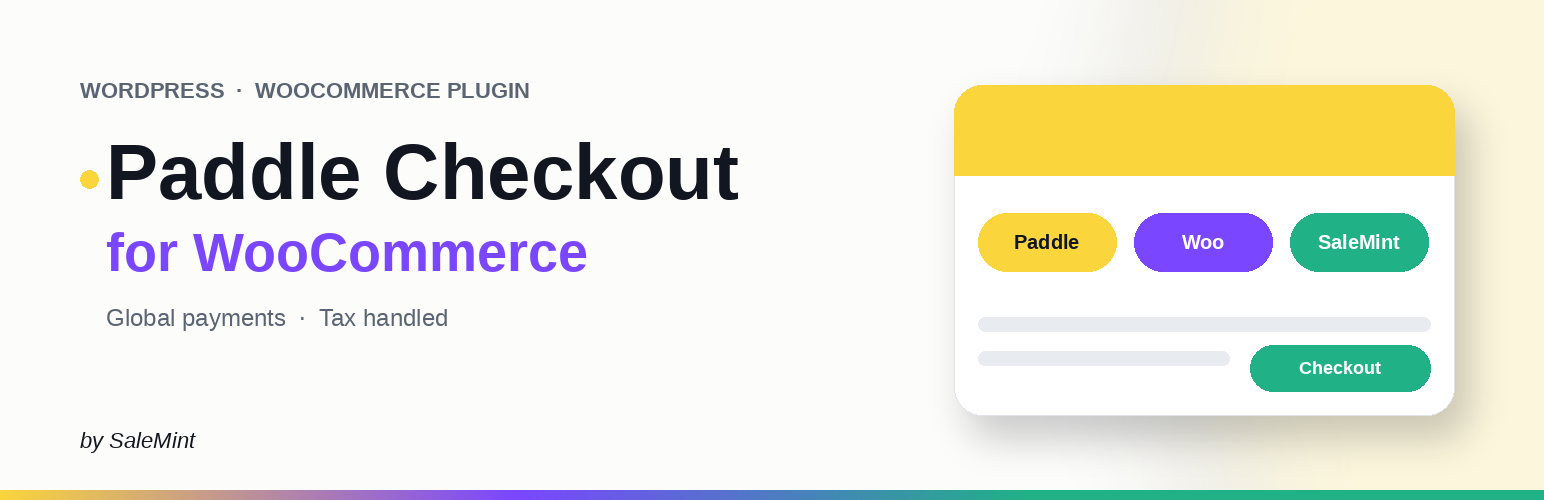 SaleMint Paddle Checkout for WooCommerce