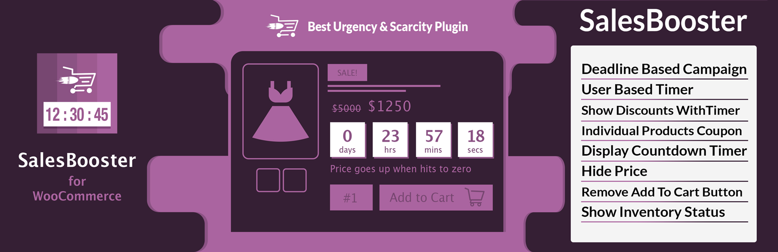 Sale Booster Product Offer Countdown Timer