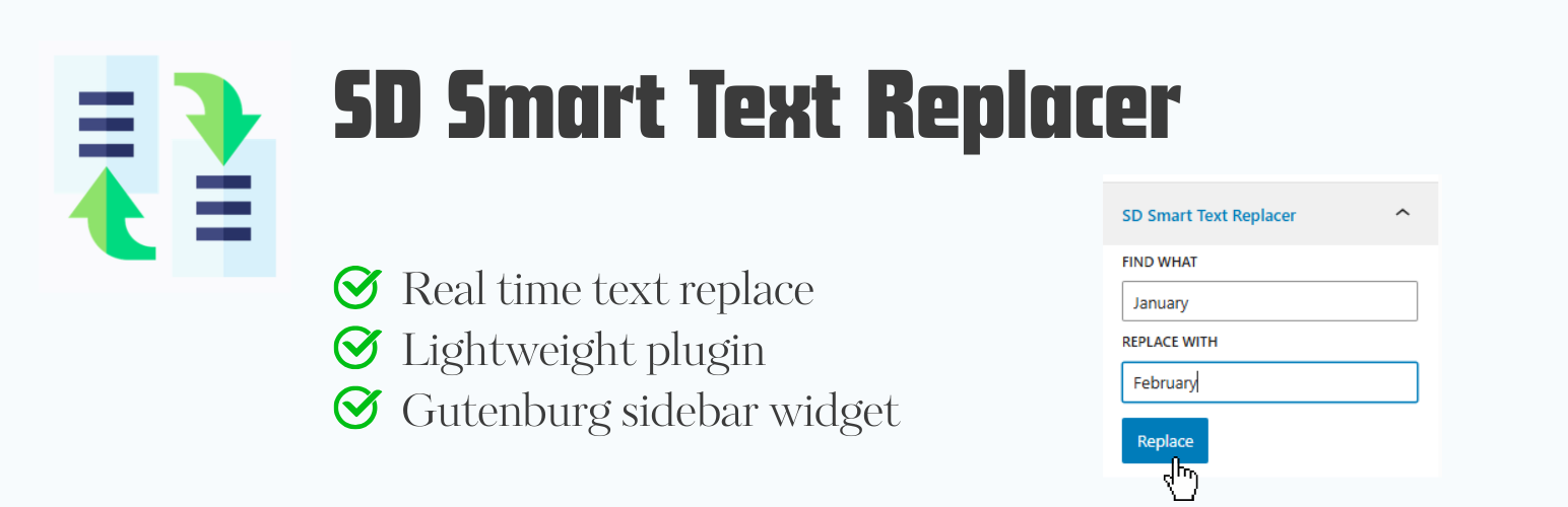 SD Smart Text Replacer