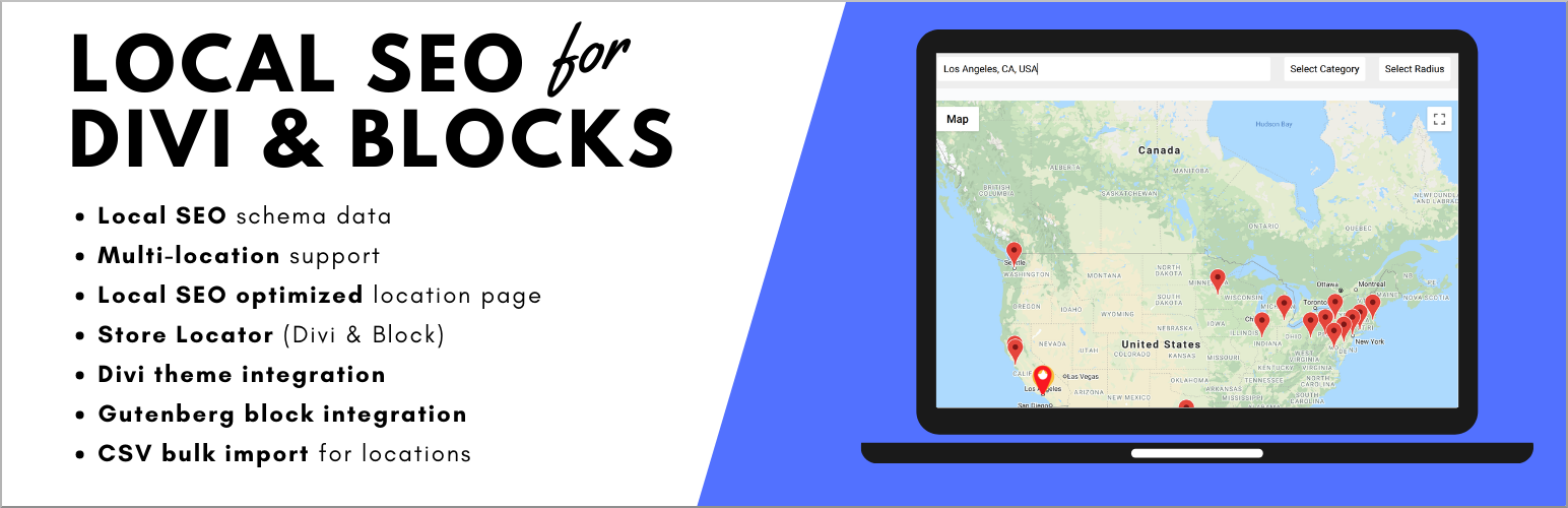 Local SEO For Divi & Gutenberg Blocks