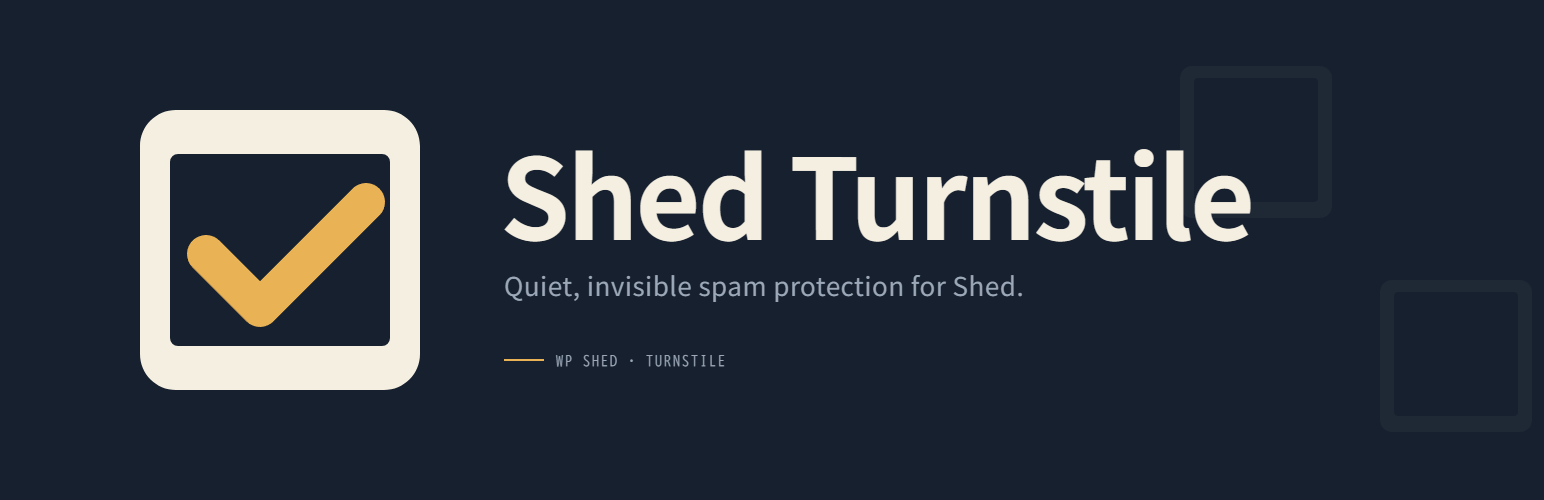 Shed Turnstile