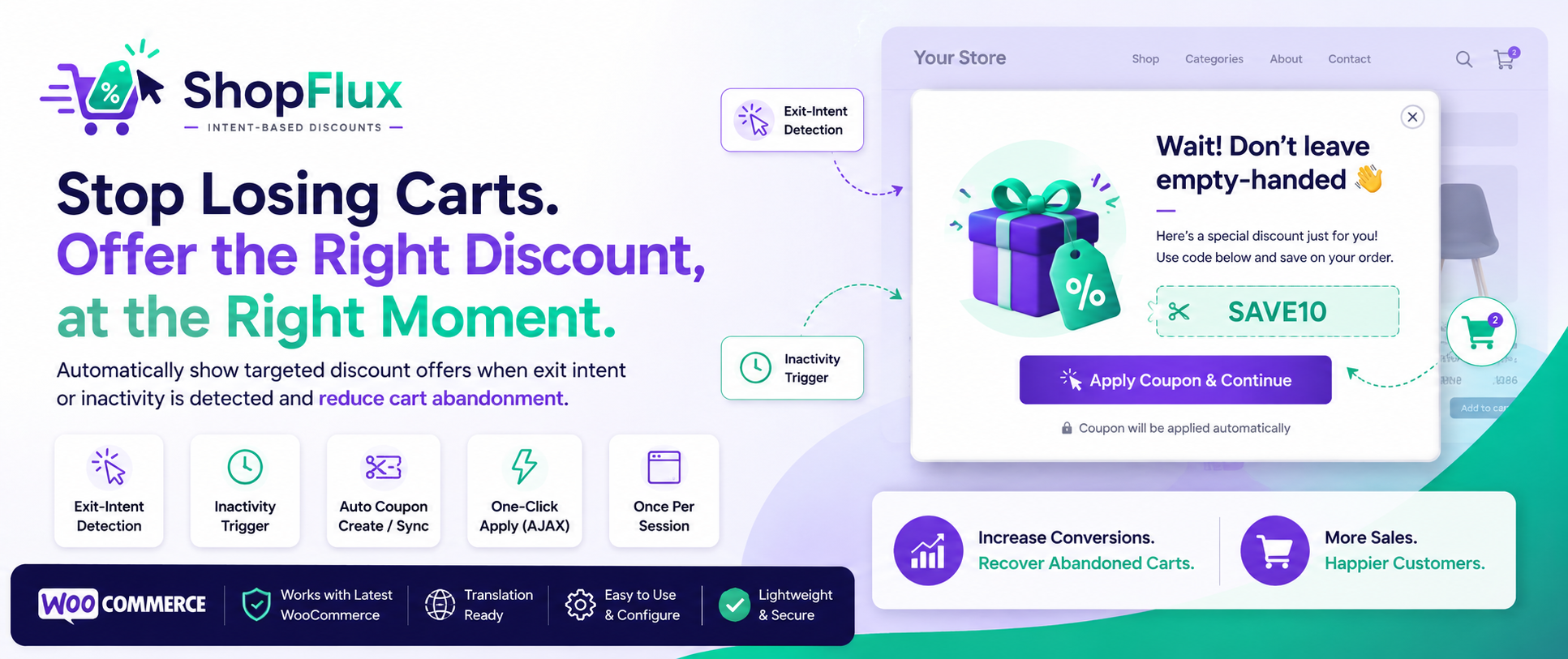 ShopFlux Intent-Based Discounts