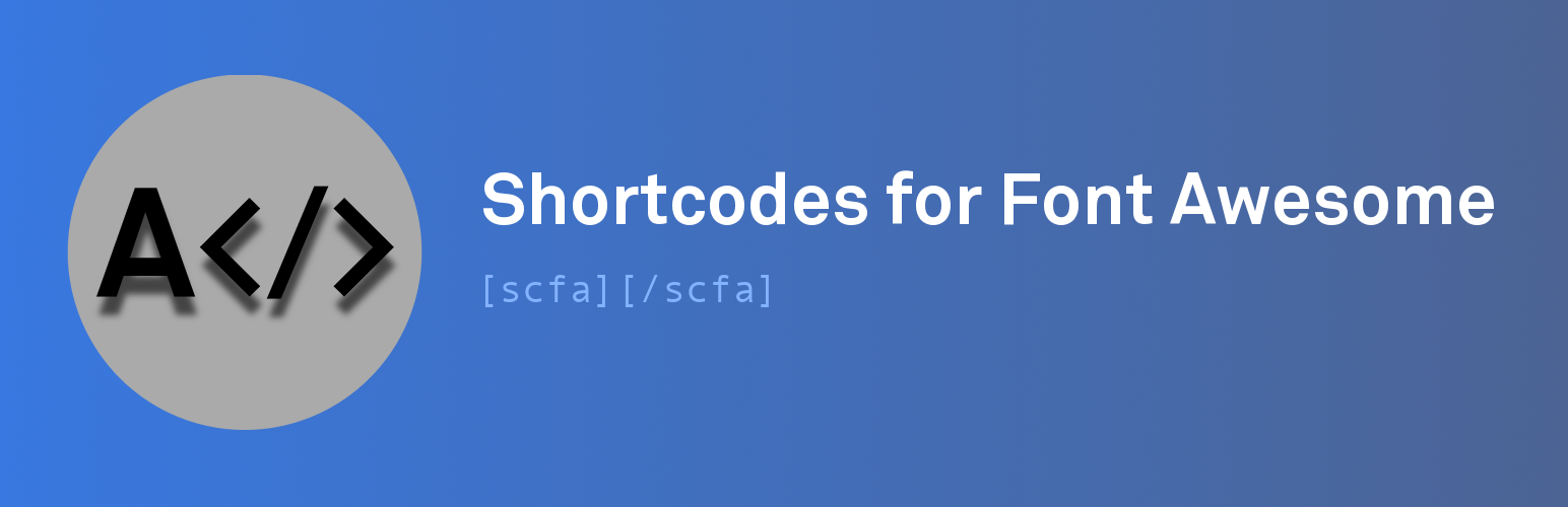 Shortcodes for Font Awesome