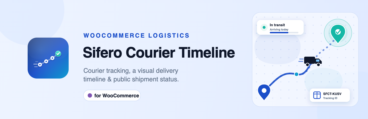 Sifero Courier Timeline for WooCommerce