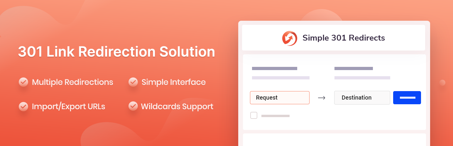Simple 301 Redirects By BetterLinks – Easy WordPress Redirect Manager for Redirects, 404 Error Log & More