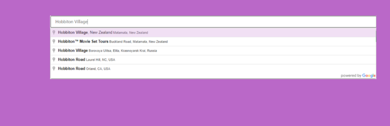 Simple Address Autocomplete