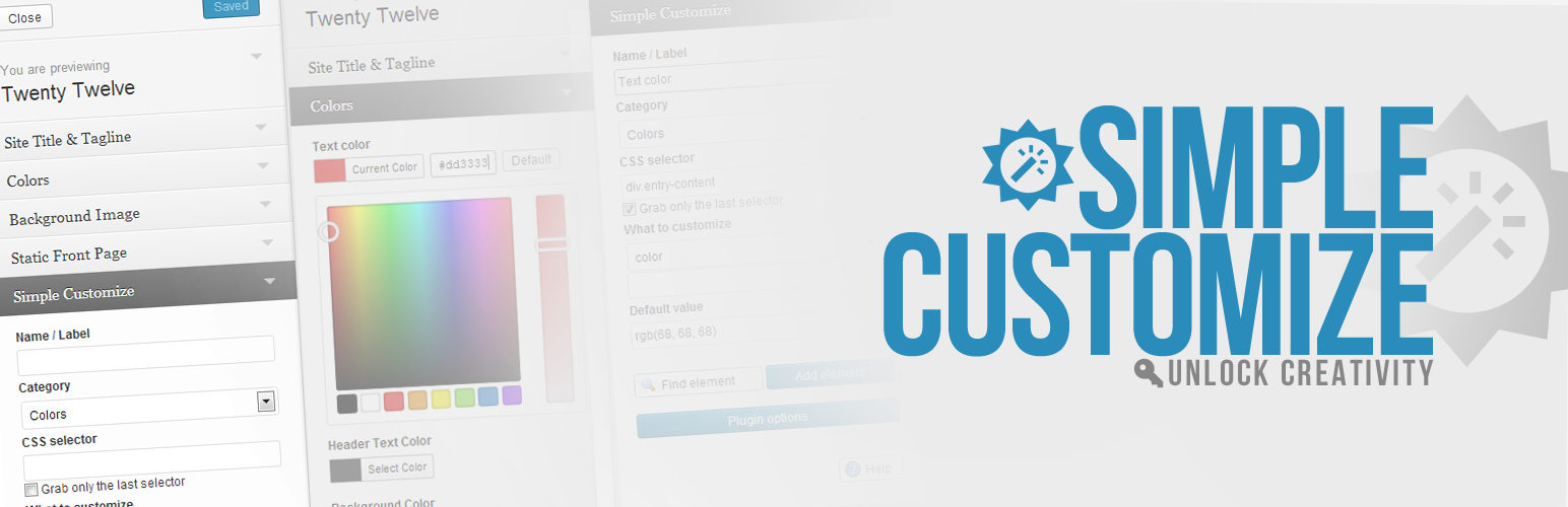 Simple customize