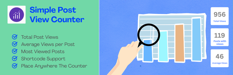 Simple Post View Counter – Clean and Fast Post View Analytics