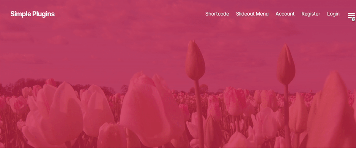 Slide-out Menu – Mobile Friendly modern navigation