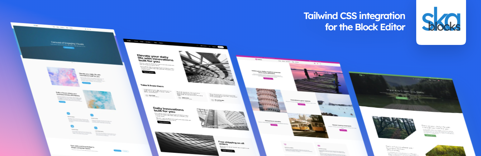 ska-blocks – TailwindCSS for Block Editor