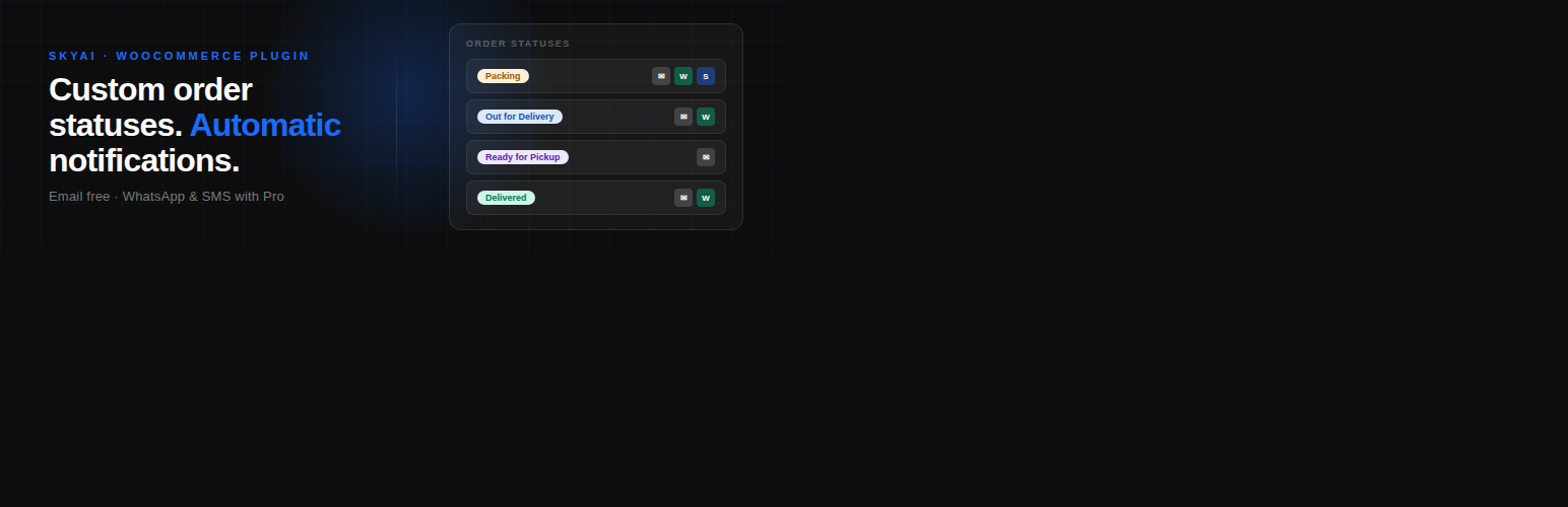 SkyAI Order Notifications for WooCommerce