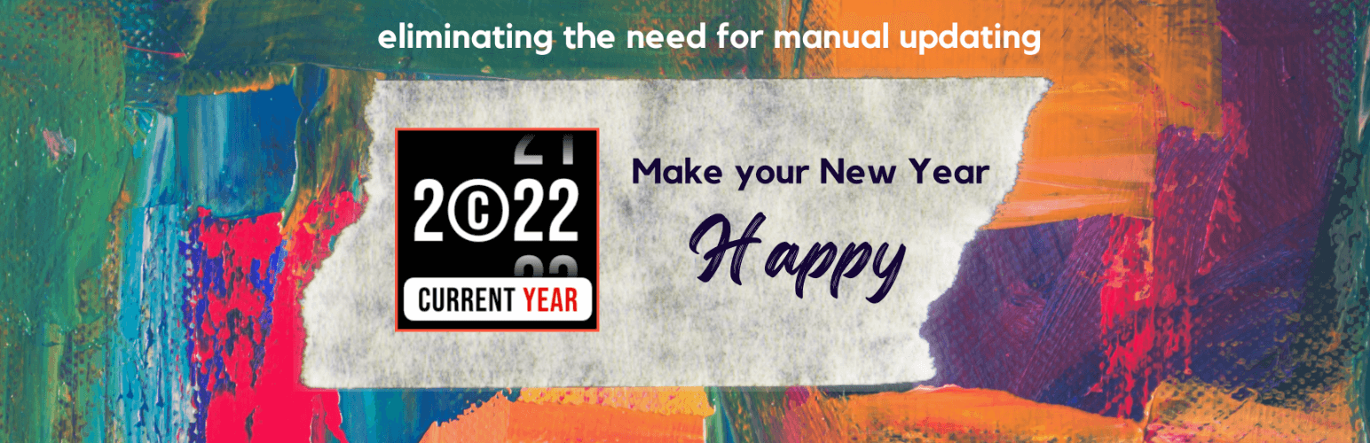 Smart Copyright Year (Lite) – Auto Current Year Updater Shortcode