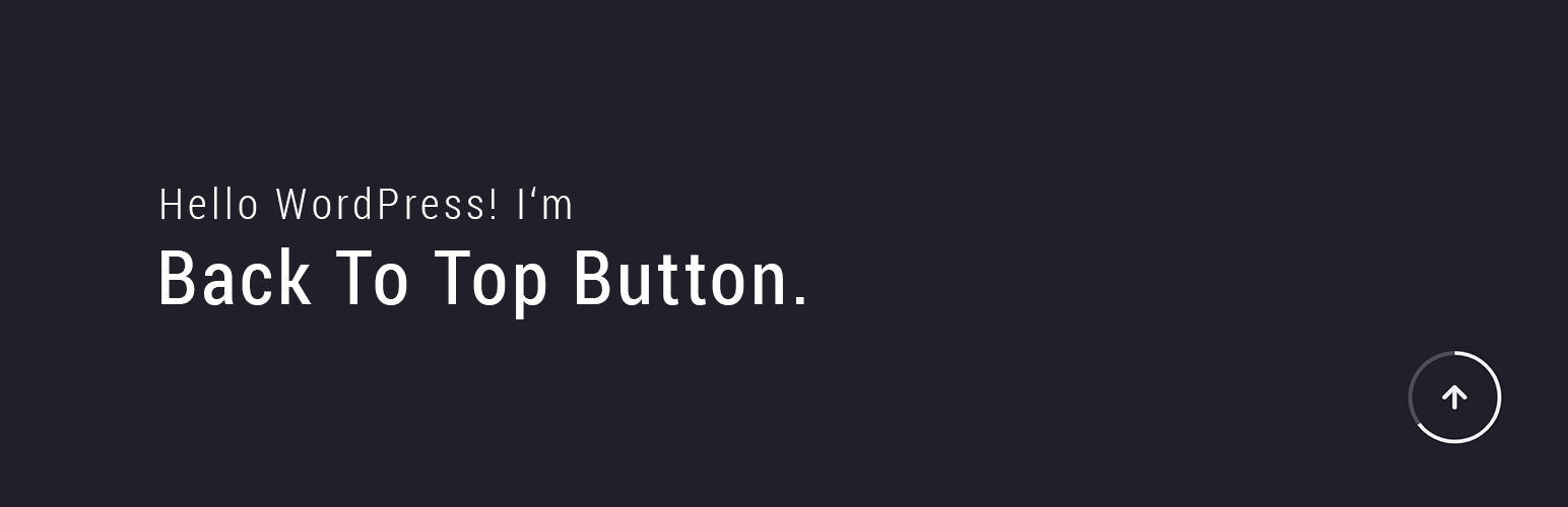 Smooth Back To Top Button