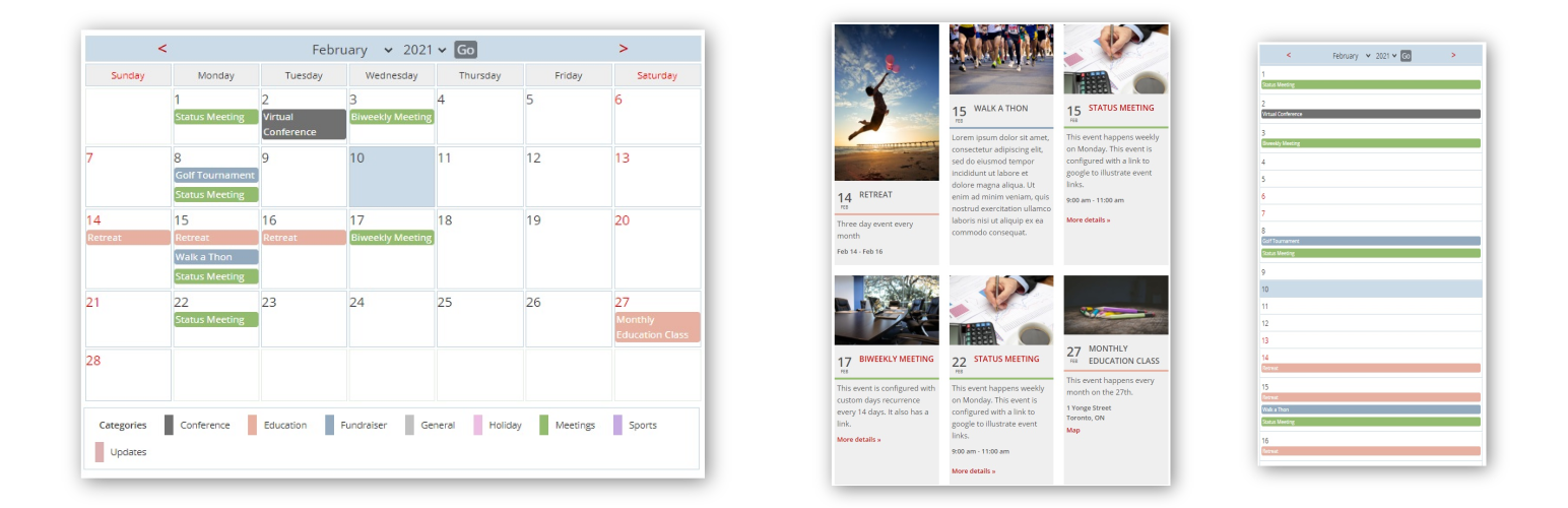 Spiffy Calendar