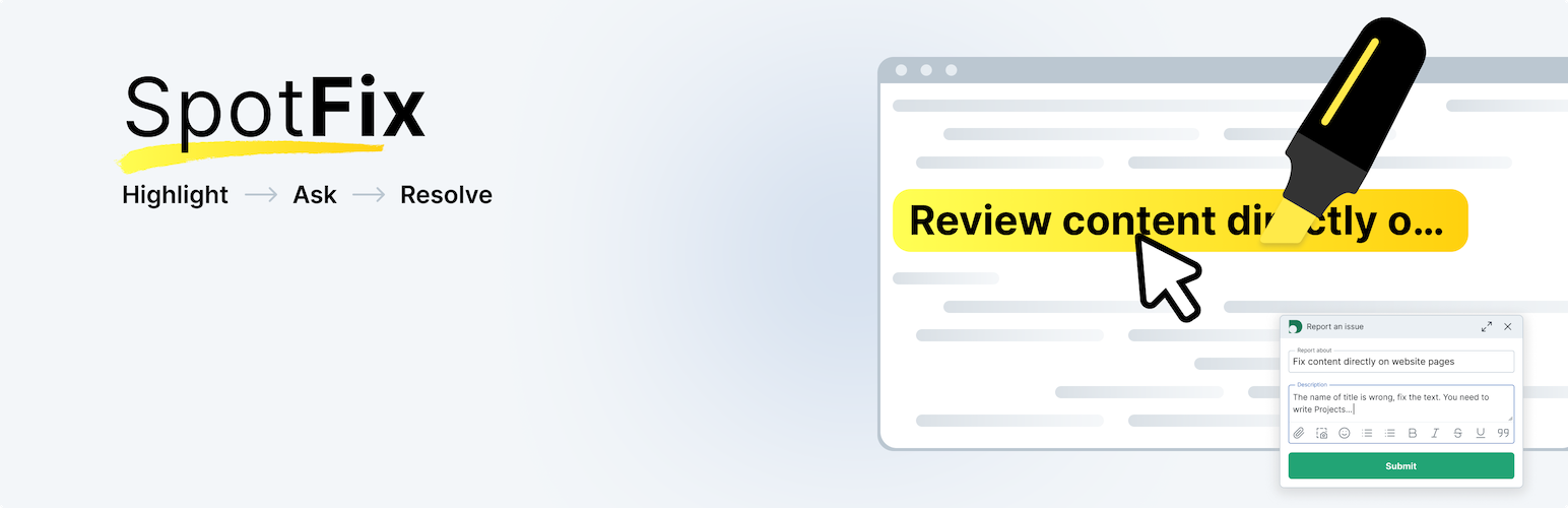 Website Feedback Widget – Visual Feedback, Bug Reporting & Content Reviews Made Simple