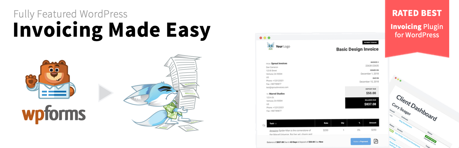 WP Forms + Sprout Invoices – Easy Invoice & Quote Submissions