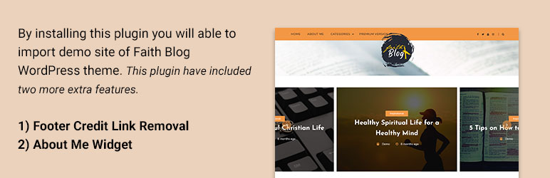 Starter Blog Templates For Faith Blog