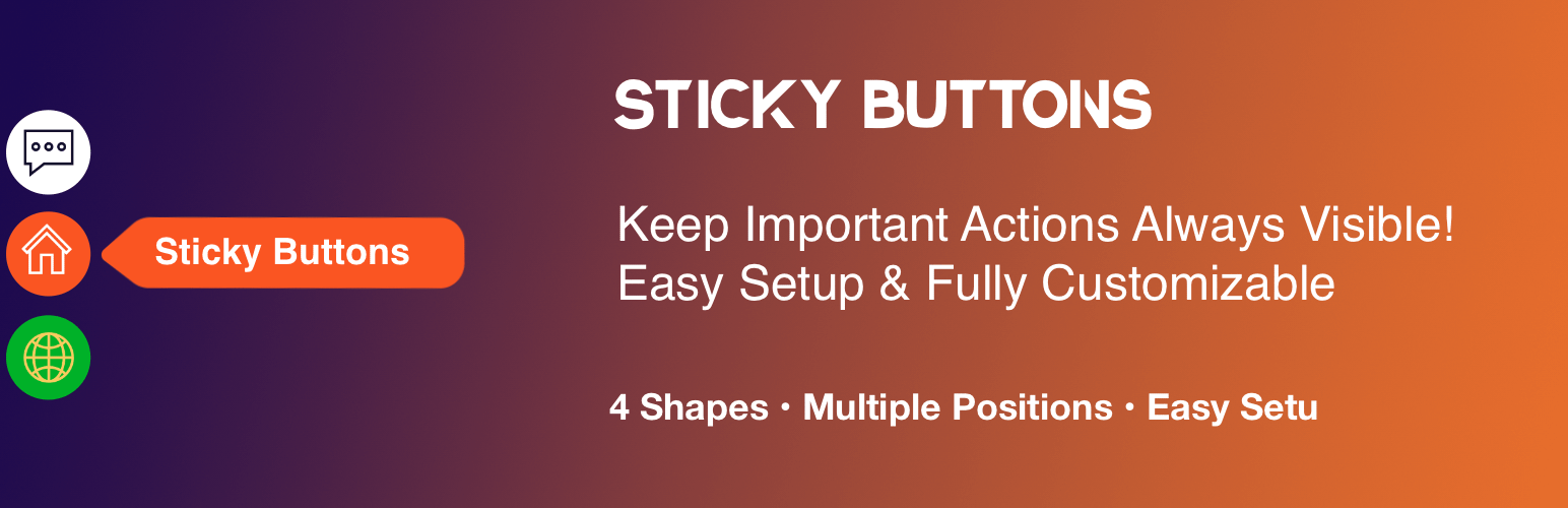 Sticky Buttons – Floating Buttons Builder