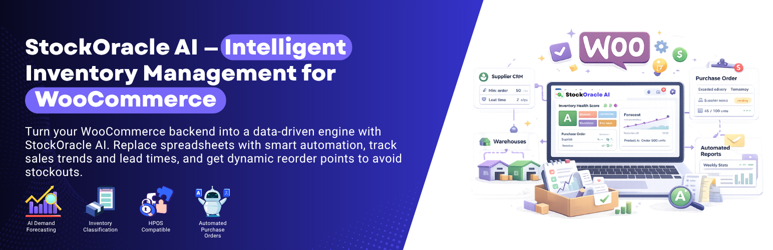 StockOracle AI – Inventory Intelligence for WooCommerce