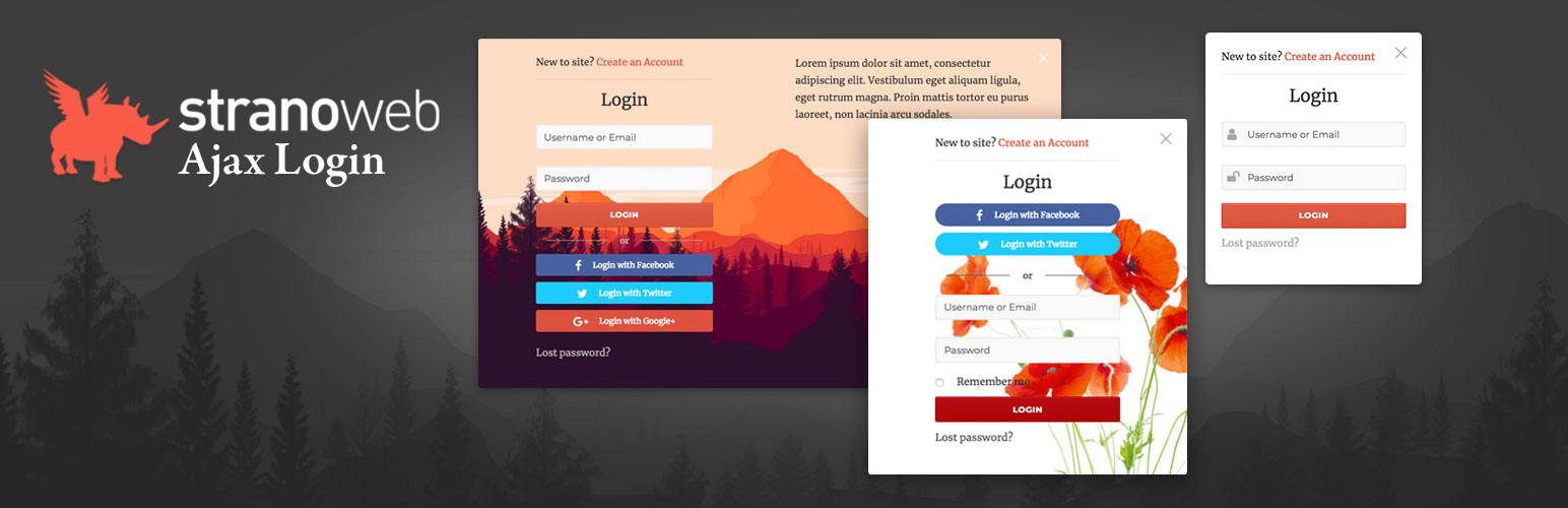 StranoWeb Ajax Login