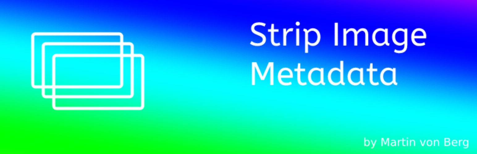 Strip Image Metadata for JPG and WEBP
