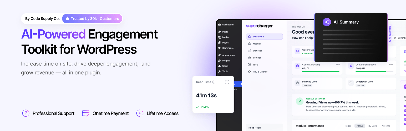 Supercharger AI — Ultimate Engagement Toolkit