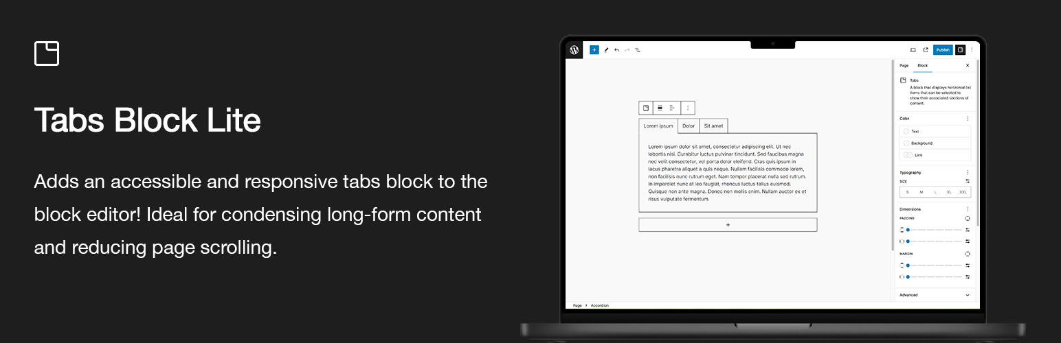 Tabs Block Lite
