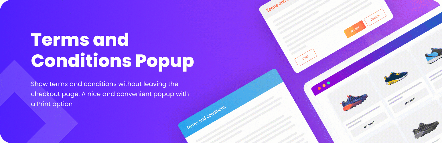 Terms and Conditions Popup for WooCommerce