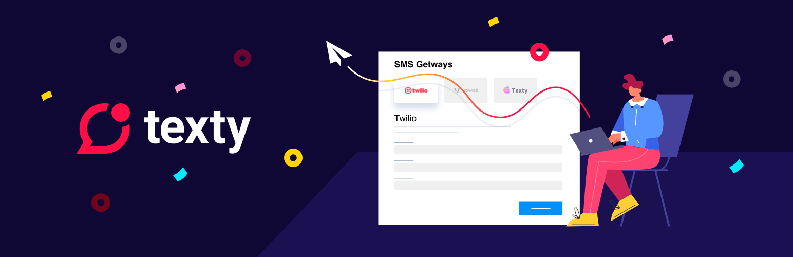 Texty – SMS Notification for WordPress, WooCommerce, Dokan and more