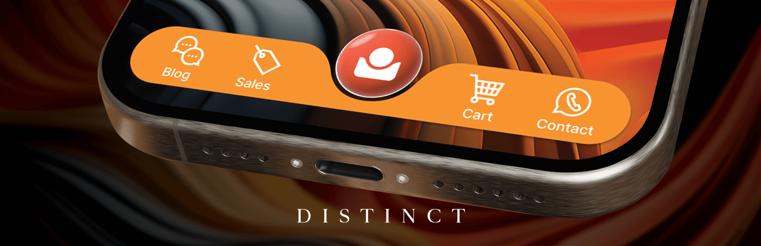 The Menu: Custom mobile navigation with icons