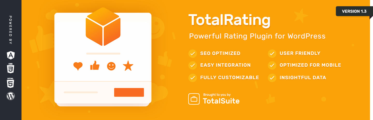 Rating Widget: Post Rating, 5 Star Rating, Reviews, Thumbs Up & Down, Reaction