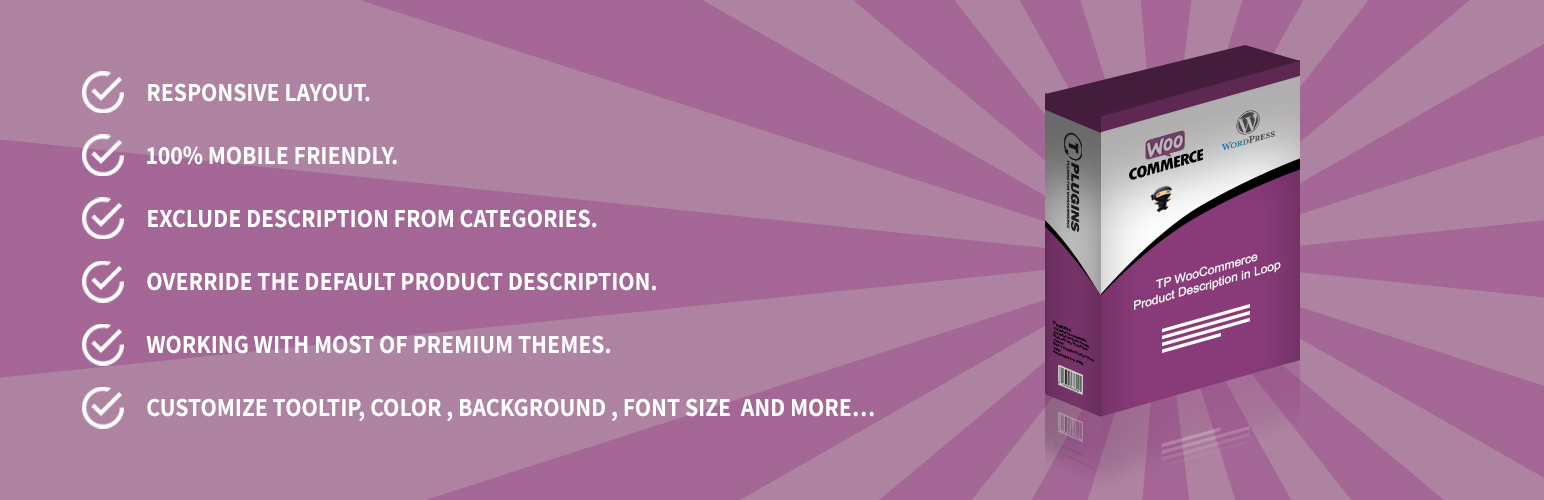 TP Product Description in Loop for WooCommerce