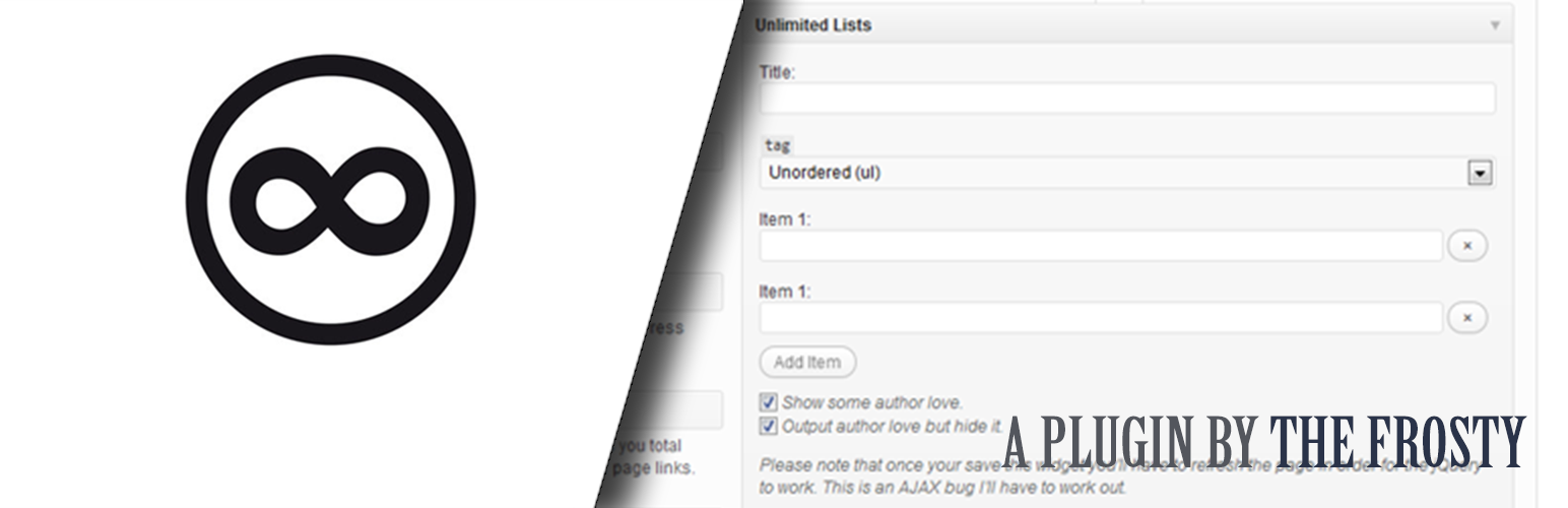 Unlimited Lists Widget