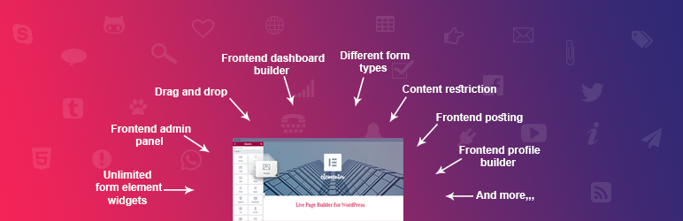 User Frontend for Elementor – Frontend Admin Panel, Profile, Login, Registration & Content Submission for Elementor