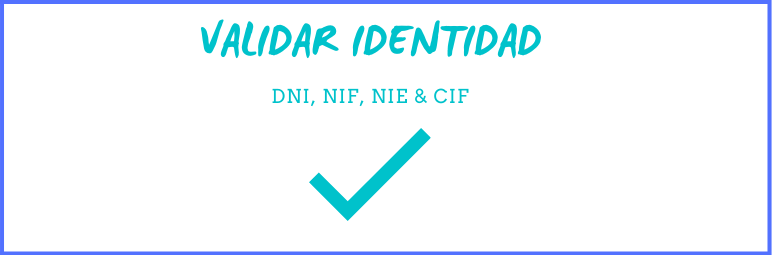 Validar identidad CF7
