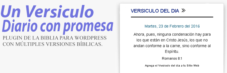 Versiculo del dia