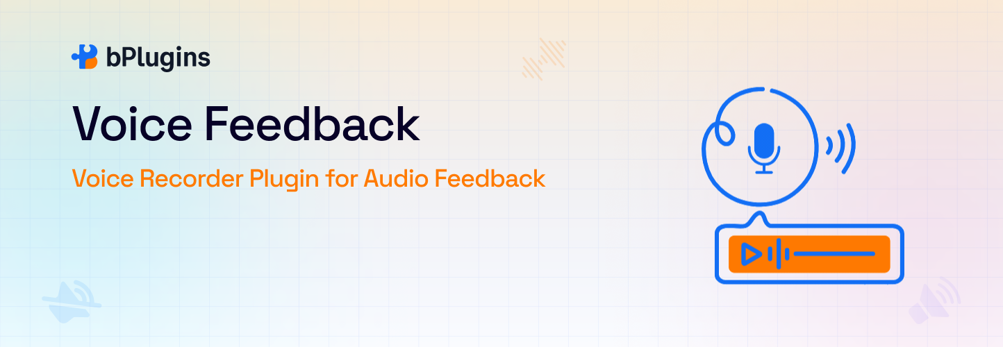 Voice Feedback – Collect Anonymous Voice Messages & Real User Insights Instantly