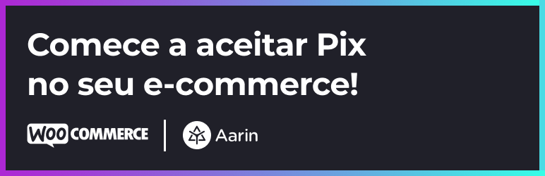 Pagamento Pix da Aarin