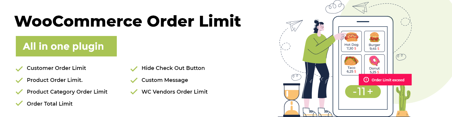 Order Limit For WooCommerce ( Free Version )