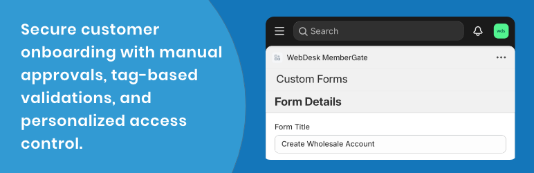 WebDesk Approval Manager