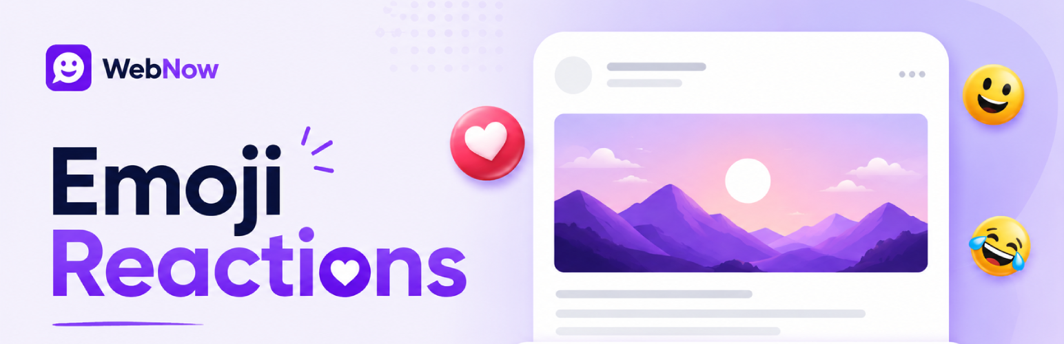 WebNow Emoji Reactions