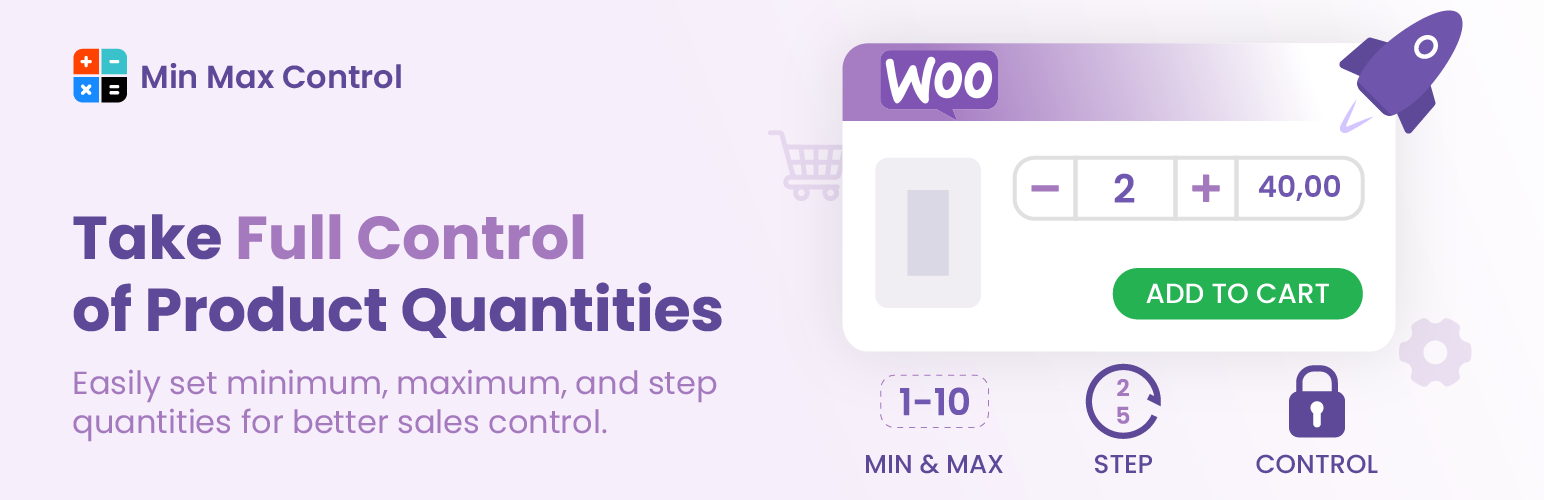 Min Max Control – Min Max Quantity & Step Control for WooCommerce