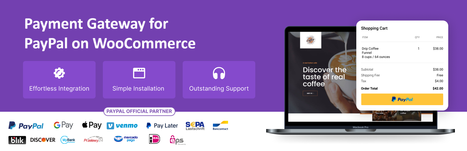 Payment Gateway for PayPal on WooCommerce