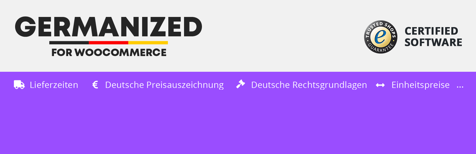 Germanized for WooCommerce