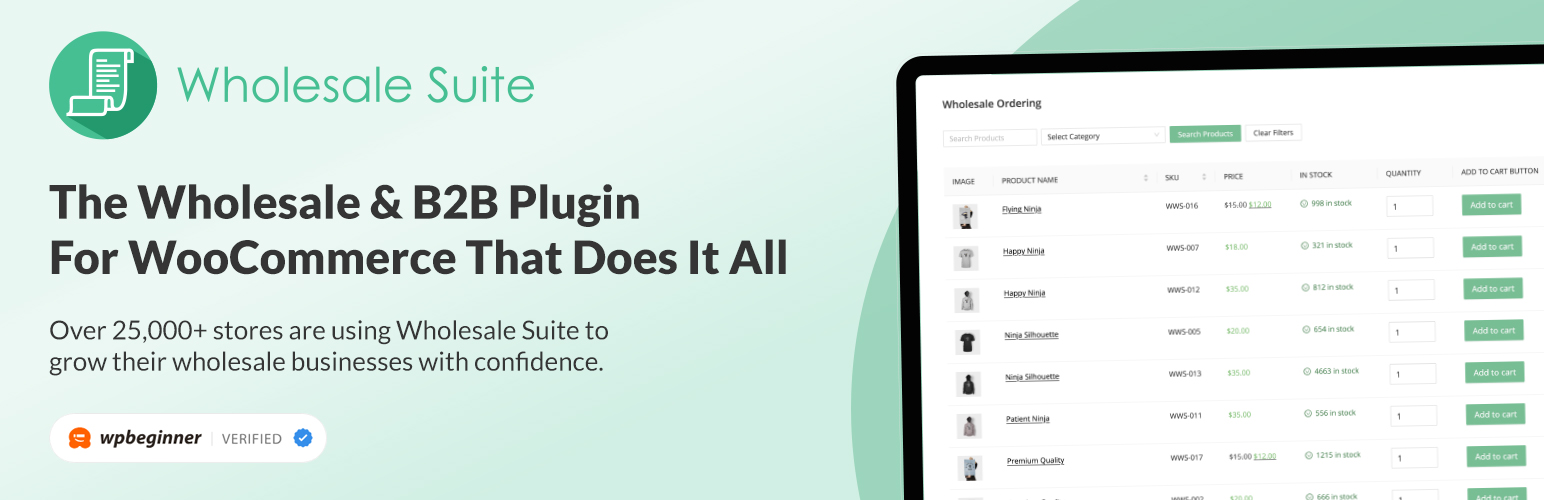 Wholesale Suite – B2B, Dynamic Pricing & WooCommerce Wholesale Prices